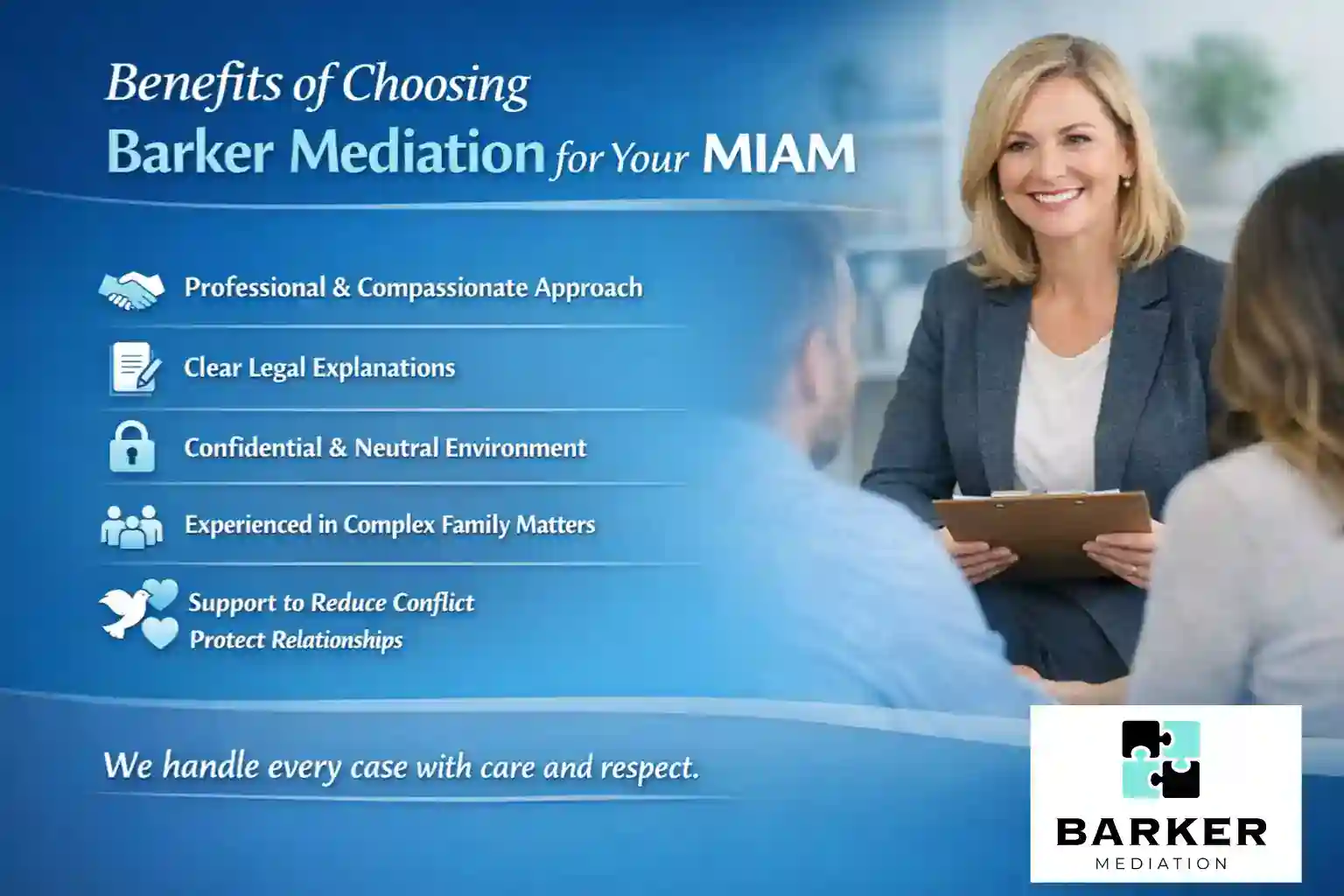 Benefits of Choosing Barker Mediation for Your MIAM Harlow
