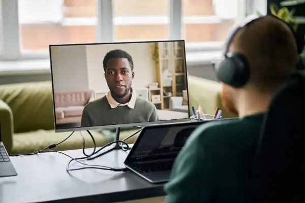 image of online mediation Harlow in progress.